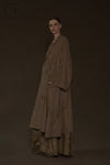 Mutedance 24 Autumn and Winter Single Button Long Coat MD-MD24FW46-CELADON
